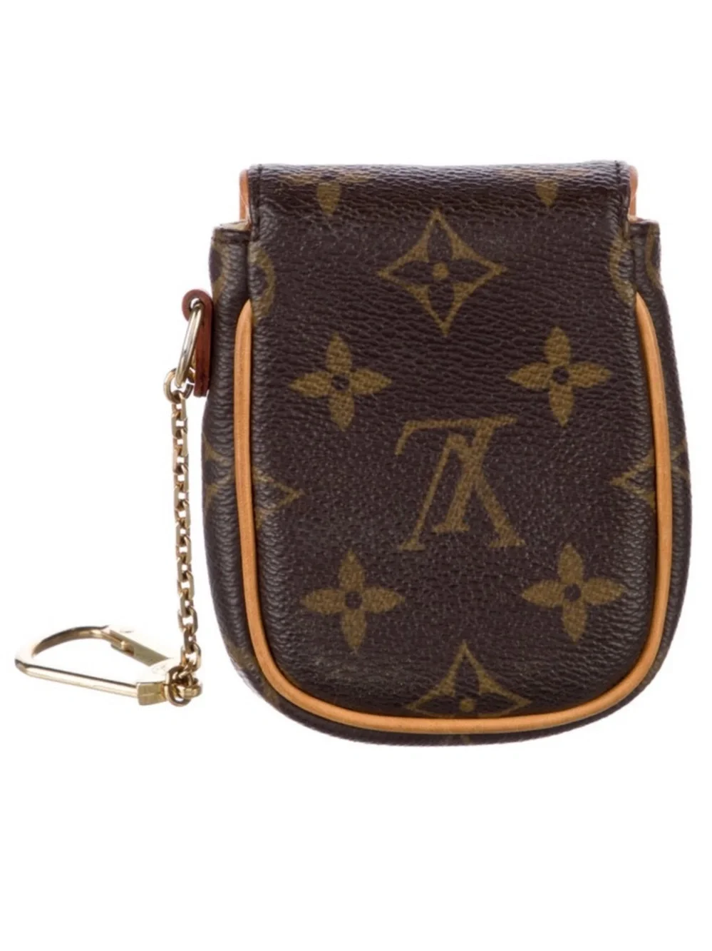RARE✅LV POUCH LOUIS VUITTON KEY POUCH KEYCHAIN MINI POCHETTE LV lipstick pouch - Picture 3 of 16